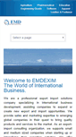 Mobile Screenshot of emdexim.com